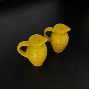 le creuset miniature salt and pepper shakers